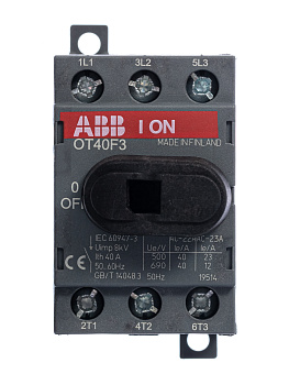 Рубильник OT40F3 до 40А 3х-полюсный ABB