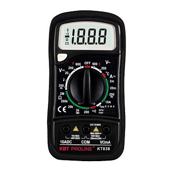 Мультиметр цифровой KT 838 PROLINE (КВТ)