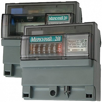 Электросчетчик Меркурий 201.5 5(60)А/230В 