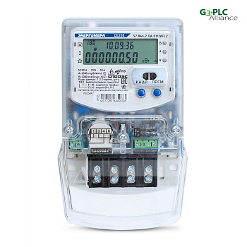 Электросчетчик Энергомера CE208 S7.846.2.OG.QYUVFLZ GS01 SPds 5-100А однофазный, многотарифный