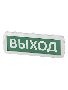 Оповещатель охранно-пожарный световой Топаз-12-ОП "Выход" 12 В, IP52 TDM