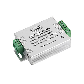 RGB Усилитель GDA-RGB-216-IP20-12 18А
