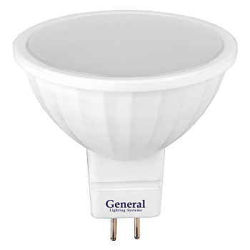 Лампа светодиодная GLDEN-MR16-10-230-GU5.3-6500