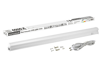 Светильник LED ДПО 2001 7 Вт, 4000К, IP40, Народный