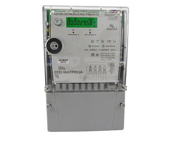 Матрица AD13А.2(I)-BLRs-Z-R2r-TW (2-5-1) 5(100А) PLC(OFDM)+WM-Bus 868 МГц, RS-485, оптопорт